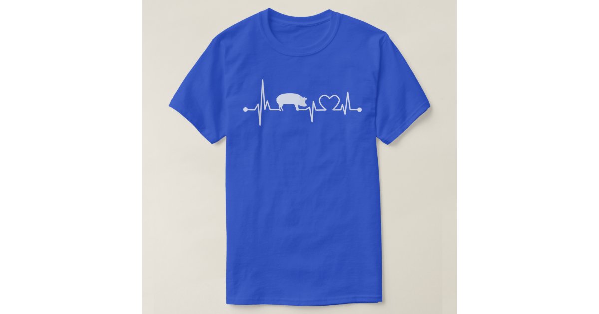 I Love My Pig Heart Valve Ekg Heartbeat T-Shirt Funny Gift I Love My Pig Heart Valve Ekg Heartbeat T-Shirt Funny Gift