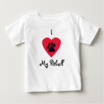 I Love My Pitbull Infant Long-Sleeve T-Shirt