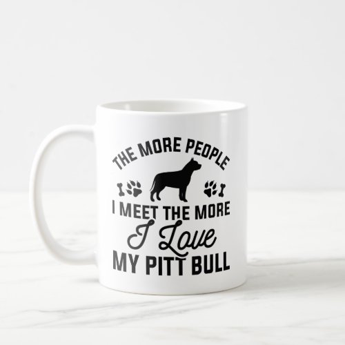 I Love My Pitt Bull Coffee Mug