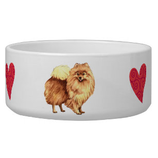 I Love my Pomeranian Bowl