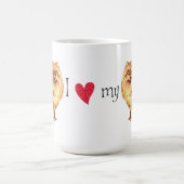 I Love my Pomeranian Coffee Mug (Center)