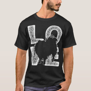 I Love My Pomeranian Dog Lover Theme Design T-Shirt