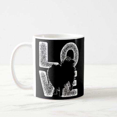 I Love My Pomeranian Dog Theme Design  Coffee Mug