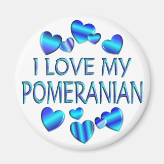 I Love My Pomeranian Magnet