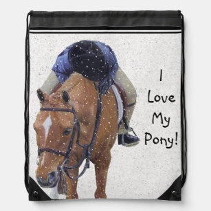 I Love my Pony Equestrian Backpack