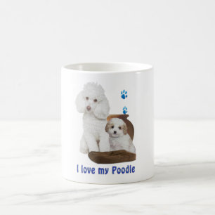 I love my poodle color morph mug 