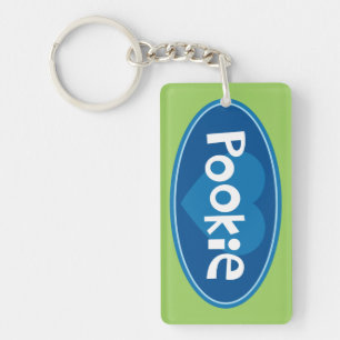 I Love My Pookie Keychain