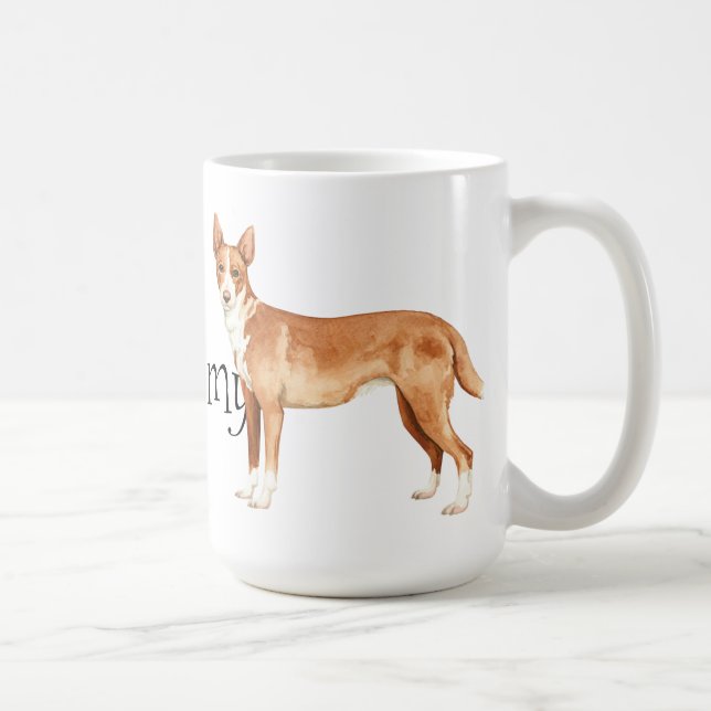 I Love my Portuguese Podengo Coffee Mug (Right)