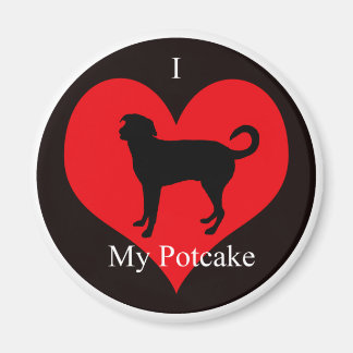 I love My Potcake fridge magnet
