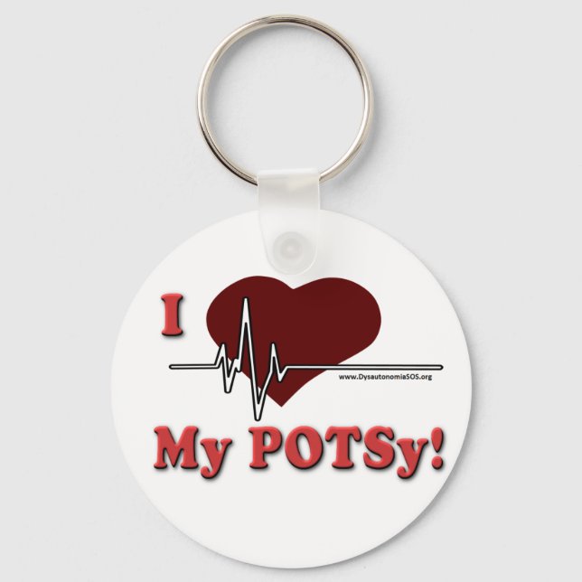 I love my POTSy Key Chain (Front)