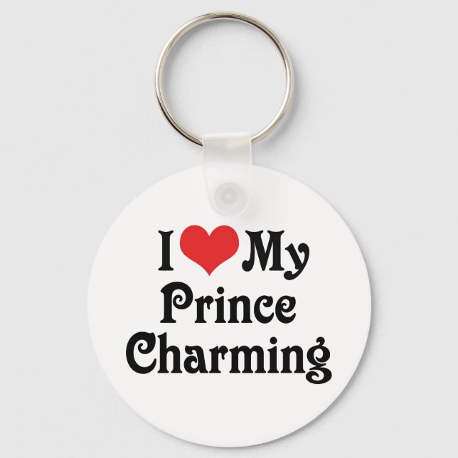 I Love My Prince Charming Keychain (Front)