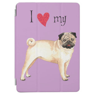 I Love my Pug iPad Air Cover