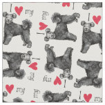 I Love my Pumi Fabric