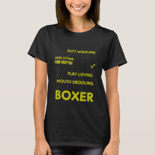 I Love My Puppy Boxer Mom Dad Dog  Boxer Owner T-Shirt