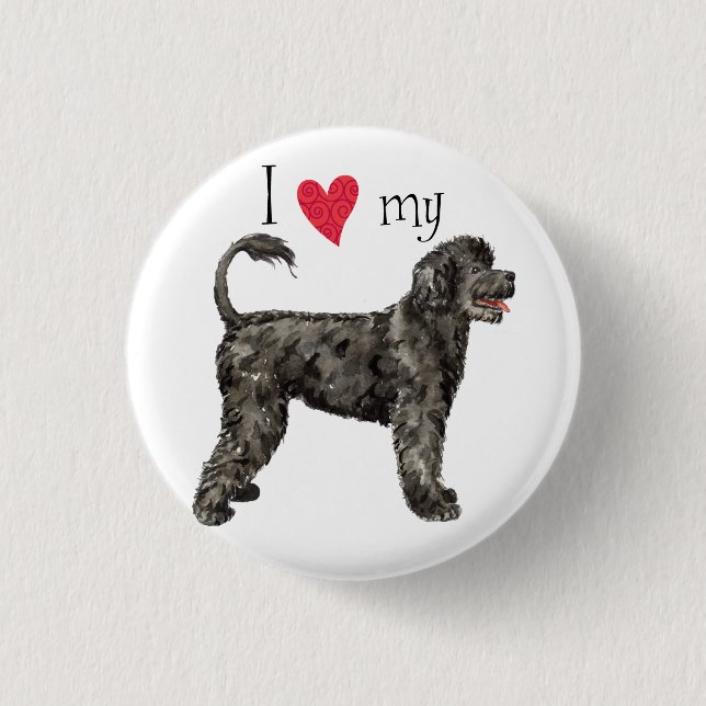 I Love my PWD Pinback Button (Front)