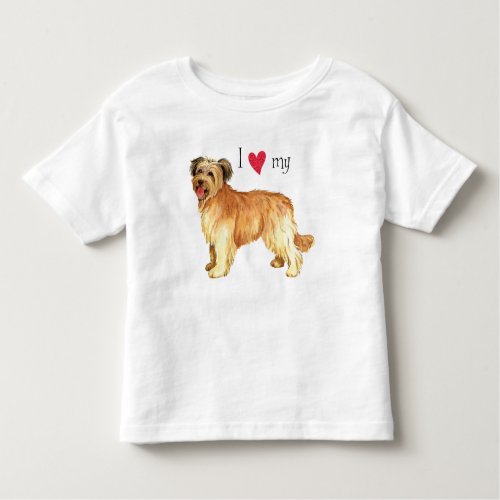 I Love my Pyrenean Shepherd Toddler T_shirt