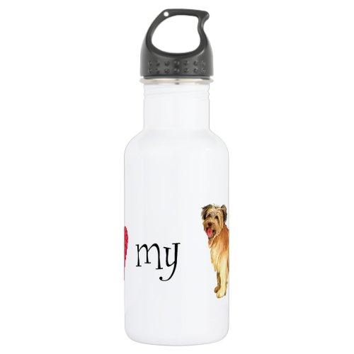 I Love my Pyrenean Shepherd Water Bottle