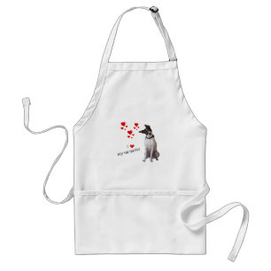 I Love my Rat Terrier Adult Apron
