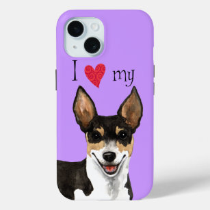 I Love my Rat Terrier iPhone 15 Case