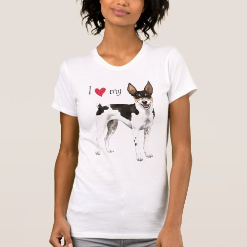 I Love my Rat Terrier T_Shirt