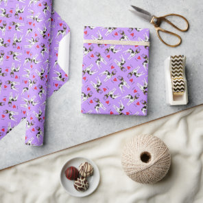 I Love my Rat Terrier Wrapping Paper