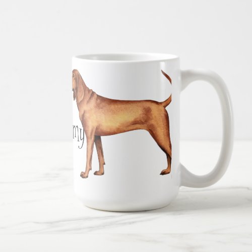 I Love my Redbone Coonhound Coffee Mug