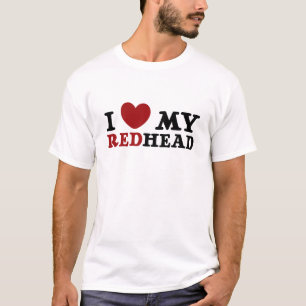 I Love My Redhead Men's Shirt
