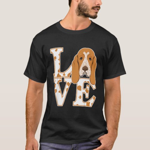 I Love My Redtick Coonhound  Red Tick Coonhound Do T_Shirt