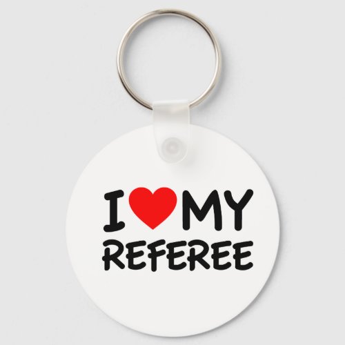 I love my referee keychain