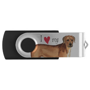I Love my Rhodesian Ridgeback USB Flash Drive