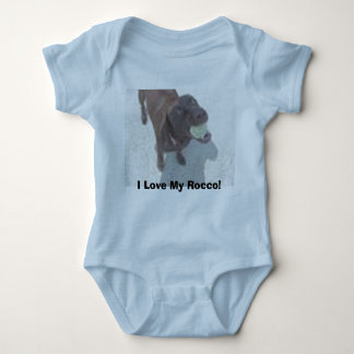 I Love My Rocco! Baby Bodysuit