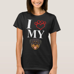 I Love My Rottweiler 7 T-Shirt