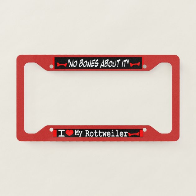 Rottweiler hotsell license plates