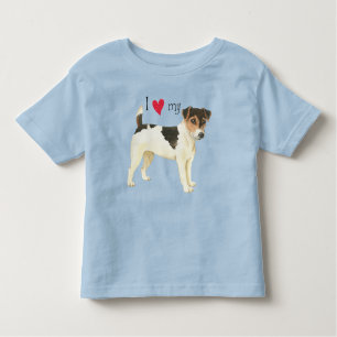 I Love my Russell Terrier Toddler T-shirt