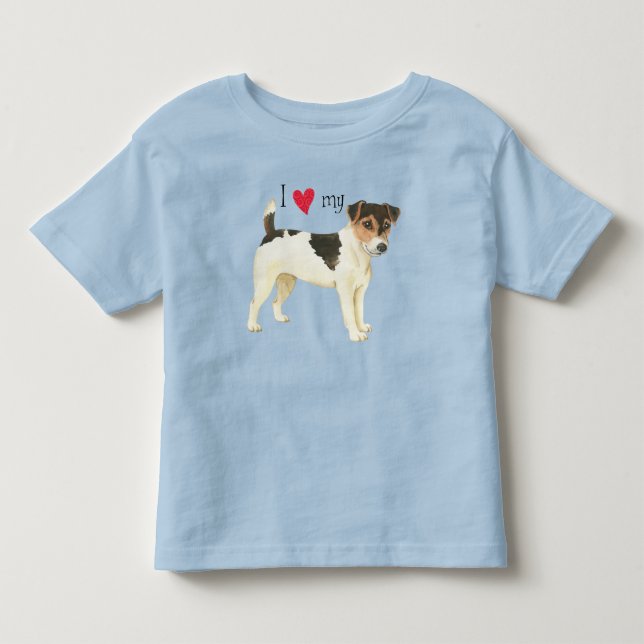 I Love my Russell Terrier Toddler T-shirt (Front)