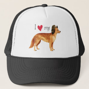 I Love my Russian Toy Trucker Hat