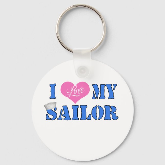 I love my Sailor Keychain (Front)