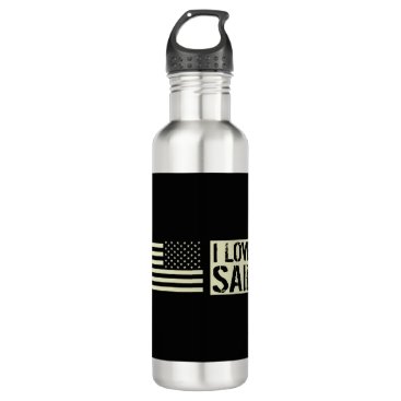 I Love My Sailor Stainless Steel Water Bottle I Love My Sailor Stainless Steel Water Bottle