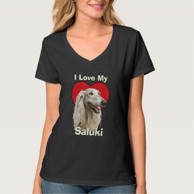 I Love My Saluki Puppy Dog T-Shirt