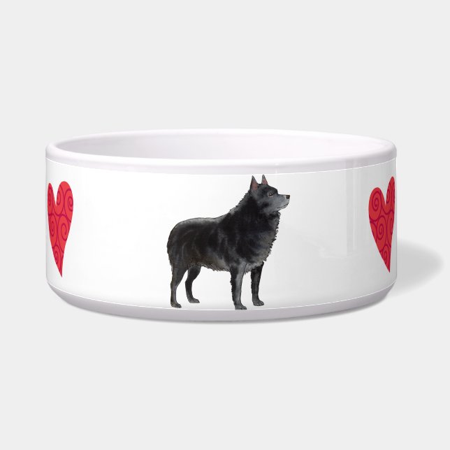 I Love my Schipperke Bowl (Right)