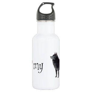 I Love my Schipperke Water Bottle
