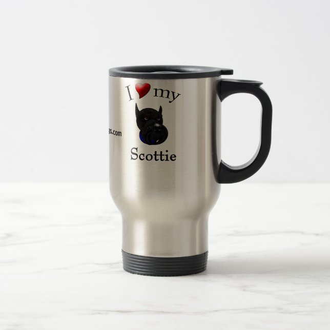 I Love My Scottie Mug (Right)