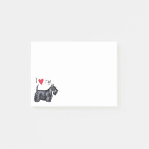 I Love my Scottie Post-it Notes