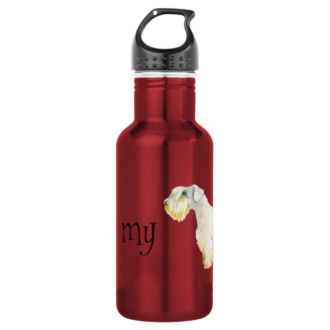 I Love my Sealyham Terrier Stainless Steel Water Bottle (Front)