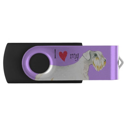 I Love my Sealyham Terrier USB Flash Drive