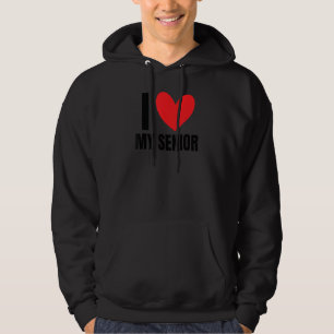 I Love My Senior Older People Grandpa Grandma Hoodie