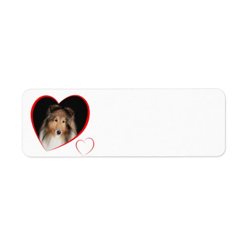 I Love my Sheltie 1 Label