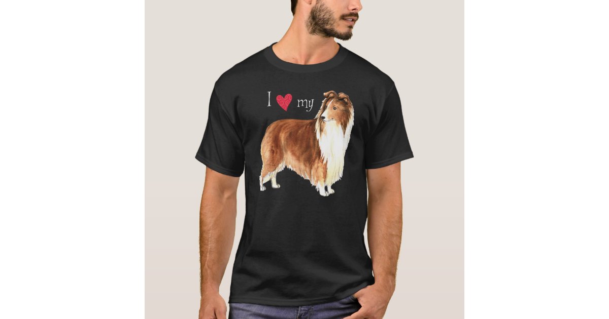 Wine and Sheltie Unisex Love Aprons