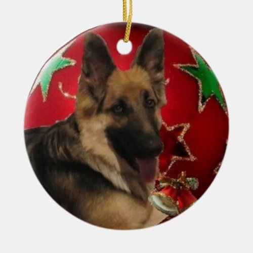 I Love My Shepherd ornament