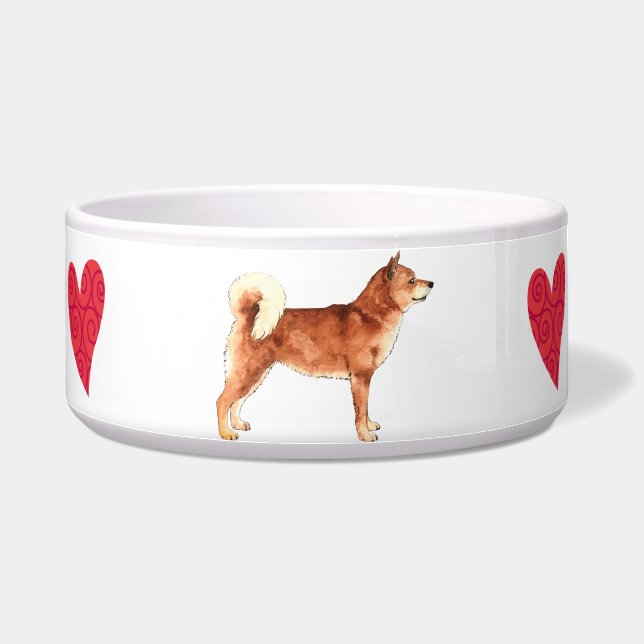 I Love my Shiba Inu Bowl (Right)